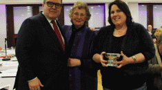 Tom Watson, deputy leader of the Labour party, Mary Tierney (Clare Tierney's mother) and Karen Jackson