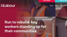 Labour Party Run to Rebuild graphics