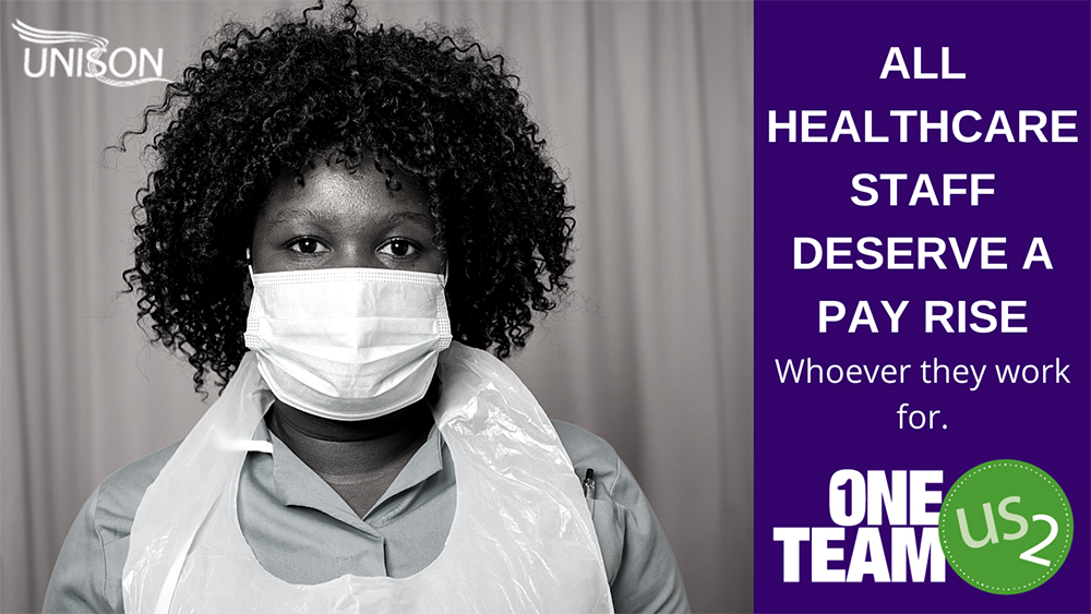 One Team NHS Us2 campaign graphic