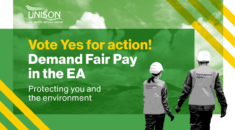 Vote yes for action in the Environment Agency graphic