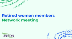UNISON retired women members network graphic