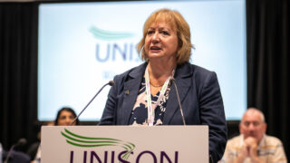 Christina McAnea addresses WET conference