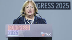 Christina McAnea speaking at TUC Congress 2025