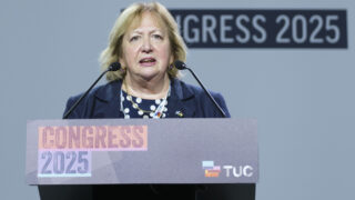 Christina McAnea speaking at TUC Congress 2025