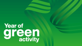 Year of green activity green banner