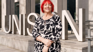 Andrea Egan, General Secretary of UNISON, photographed at UNISON