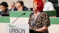 Andrea Egan addresses UNISON health conference