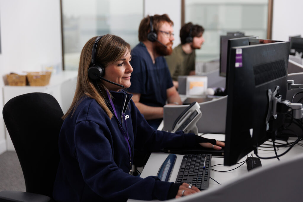 UNISONdirect call handlers at their desks
